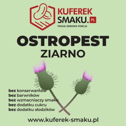 OSTROPEST PLAMISTY POLSKI ZIARNO ŚWIEŻY - KUFEREK SMAKU OSTROPEST PLAMISTY POLSKI ZIARNO ŚWIEŻY - KUFEREK SMAKU
