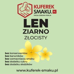 LEN ZŁOTY ZIARNO (ZŁOTE SIEMIĘ LNIANE) - KUFEREK SMAKU