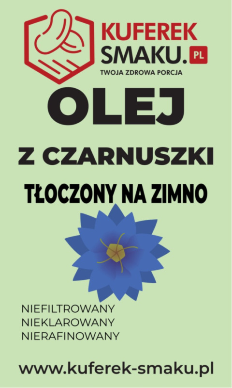 OLEJ Z CZARNUSZKI KUFEREK SMAKU OLEJ Z CZARNUSZKI KUFEREK SMAKU
